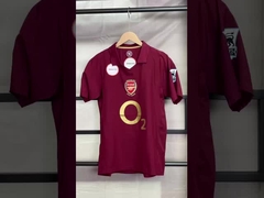 Arsenal 2005-2006 Retro Home Jersey Group Customization Exclusive Classic Reproduction